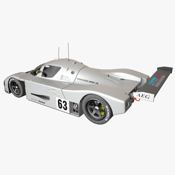 racing car 3d model - Mercedes C9 Racing Car by android99