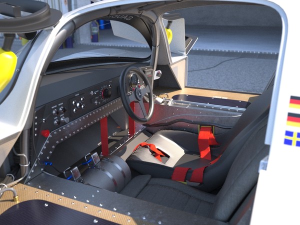 racing car 3d model - Mercedes C9 Racing Car by android99