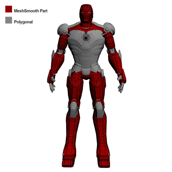 3d model iron ironman man - IronMan by Render Steel