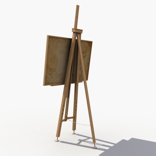obj easel studio - Studio Easel by 3D Graphics