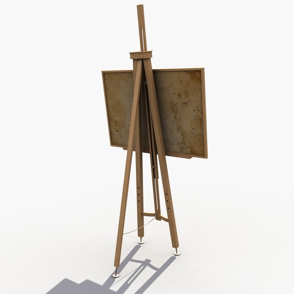 obj easel studio - Studio Easel by 3D Graphics