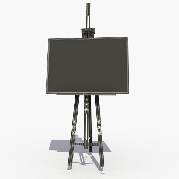 obj easel studio - Studio Easel by 3D Graphics