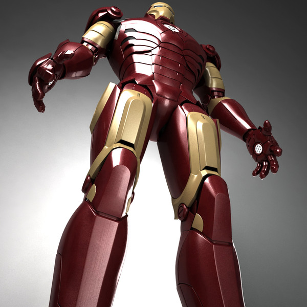 3d model iron ironman man - IronMan by Render Steel