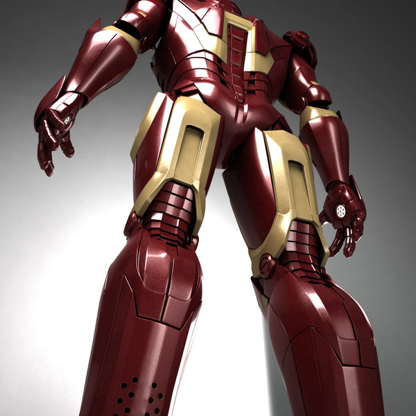3d model iron ironman man - IronMan by Render Steel