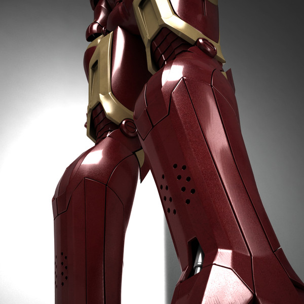 3d model iron ironman man - IronMan by Render Steel