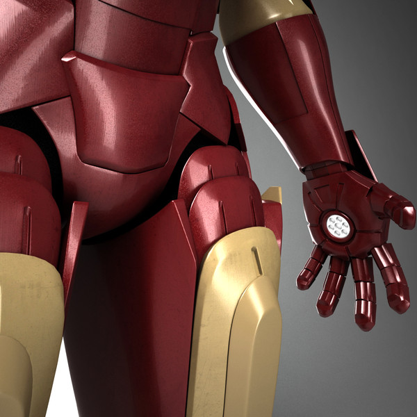 3d model iron ironman man - IronMan by Render Steel