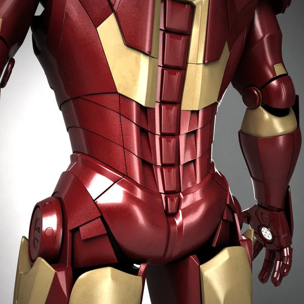 3d model iron ironman man - IronMan by Render Steel