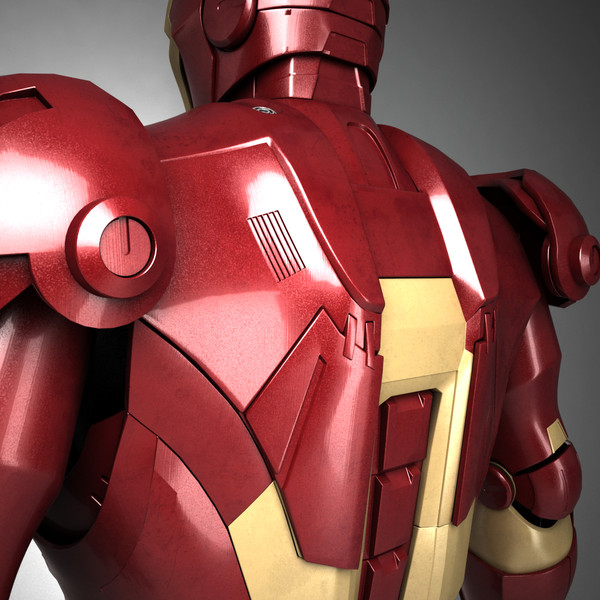 3d model iron ironman man - IronMan by Render Steel