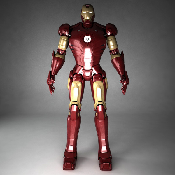 3d model iron ironman man - IronMan by Render Steel