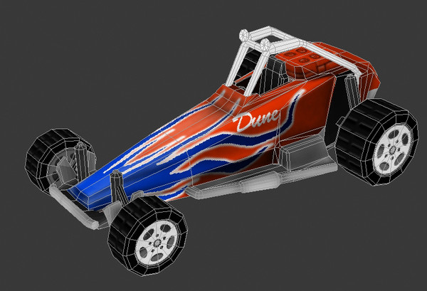 buggy uv 3d model - Dune Buggy by mmrobi