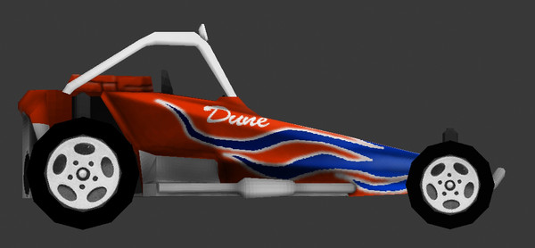 buggy uv 3d model - Dune Buggy by mmrobi