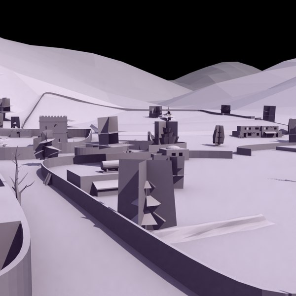 afghan urban 3d 3ds - Afghanistan Urban Collection... by ES3DStudios