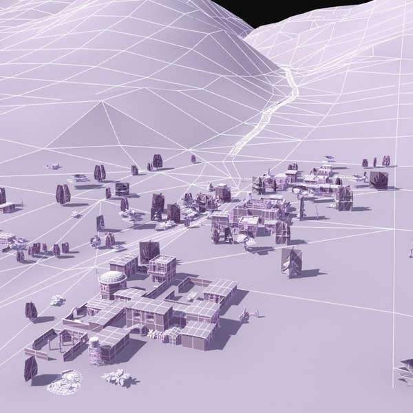 afghan urban 3d 3ds - Afghanistan Urban Collection... by ES3DStudios