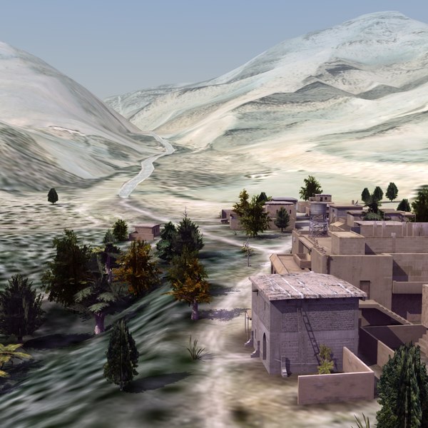 afghan urban 3d 3ds - Afghanistan Urban Collection... by ES3DStudios