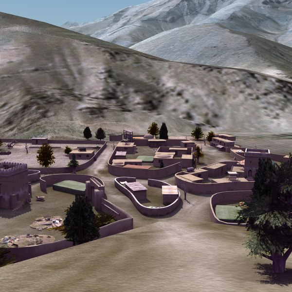 afghan urban 3d 3ds - Afghanistan Urban Collection... by ES3DStudios
