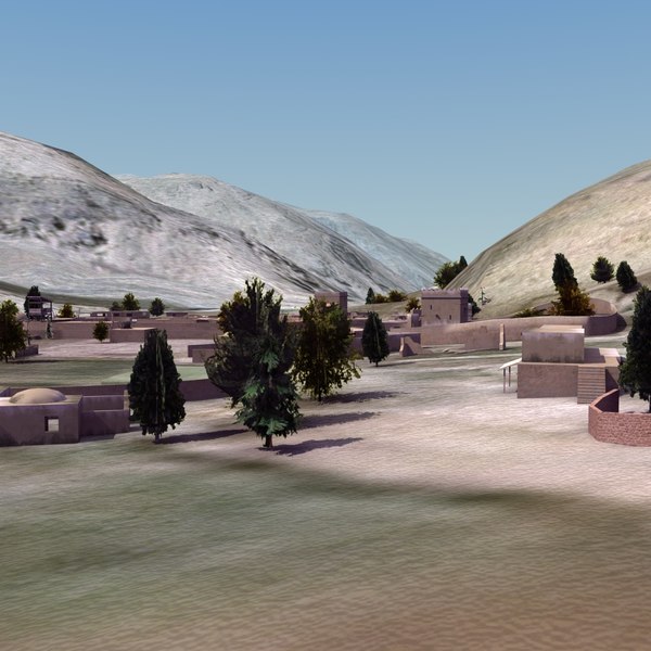 afghan urban 3d 3ds - Afghanistan Urban Collection... by ES3DStudios