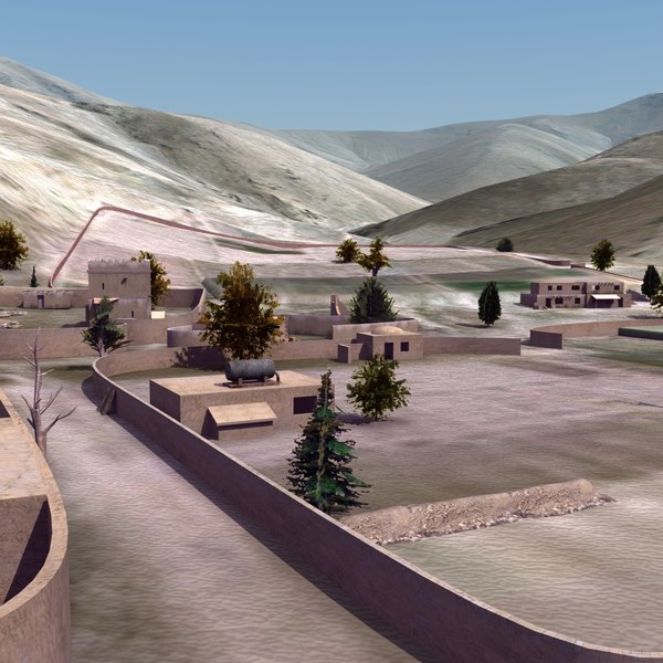 afghan urban 3d 3ds - Afghanistan Urban Collection... by ES3DStudios