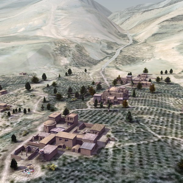 afghan urban 3d 3ds - Afghanistan Urban Collection... by ES3DStudios