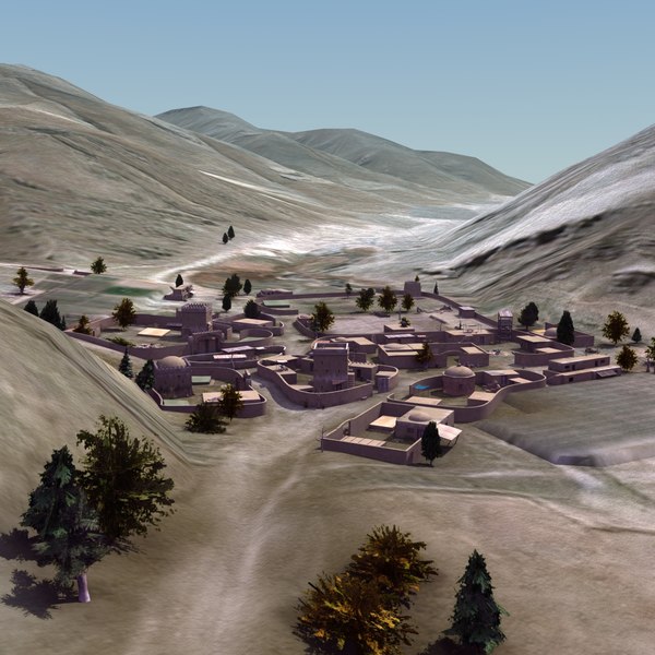 afghan urban 3d 3ds - Afghanistan Urban Collection... by ES3DStudios