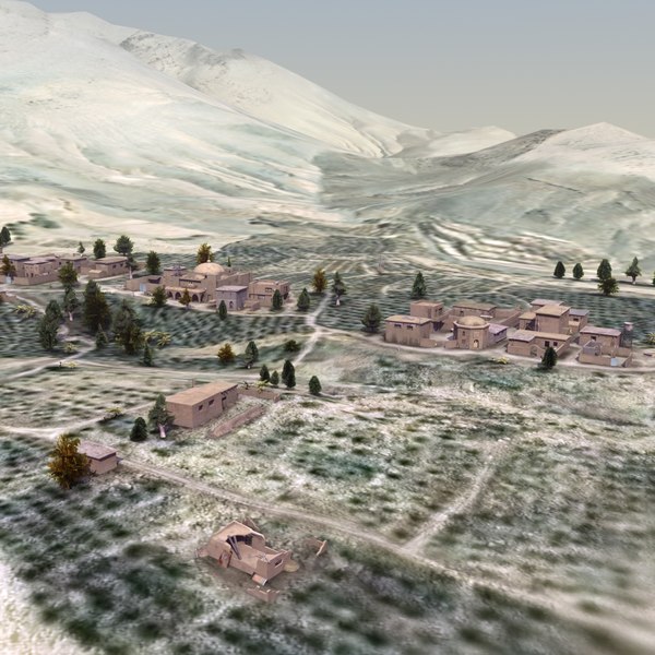 afghan urban 3d 3ds - Afghanistan Urban Collection... by ES3DStudios