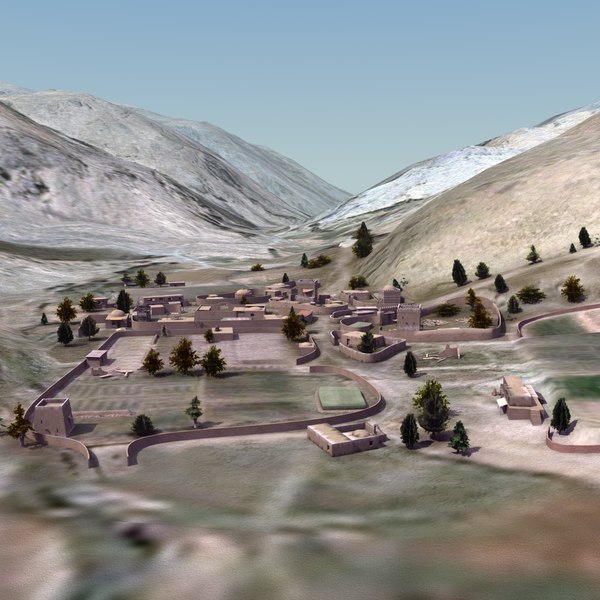 afghan urban 3d 3ds - Afghanistan Urban Collection... by ES3DStudios