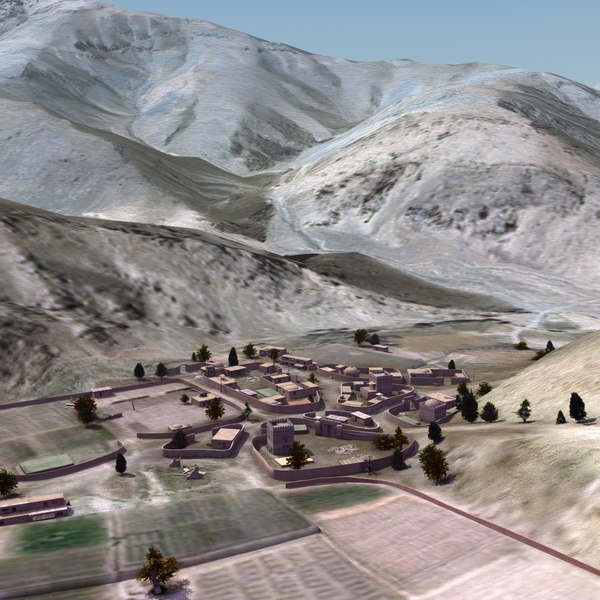 afghan urban 3d 3ds - Afghanistan Urban Collection... by ES3DStudios