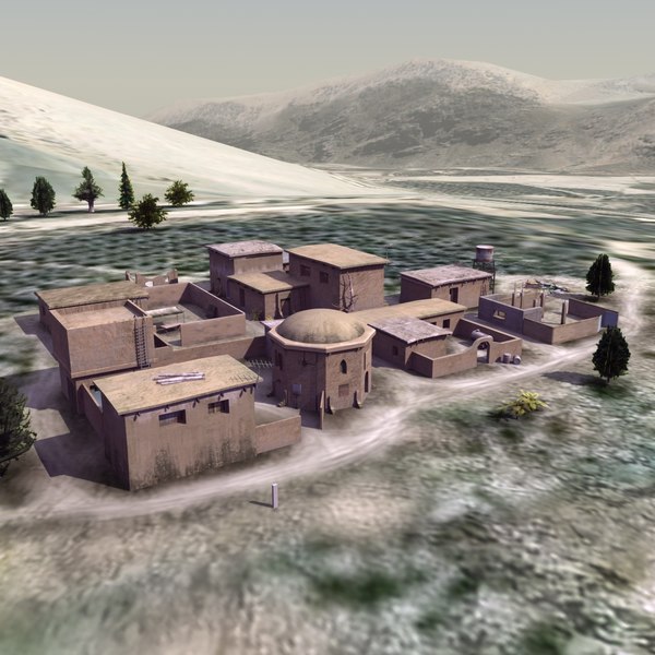 afghan urban 3d 3ds - Afghanistan Urban Collection... by ES3DStudios