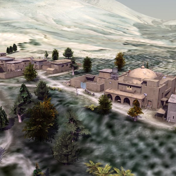 afghan urban 3d 3ds - Afghanistan Urban Collection... by ES3DStudios
