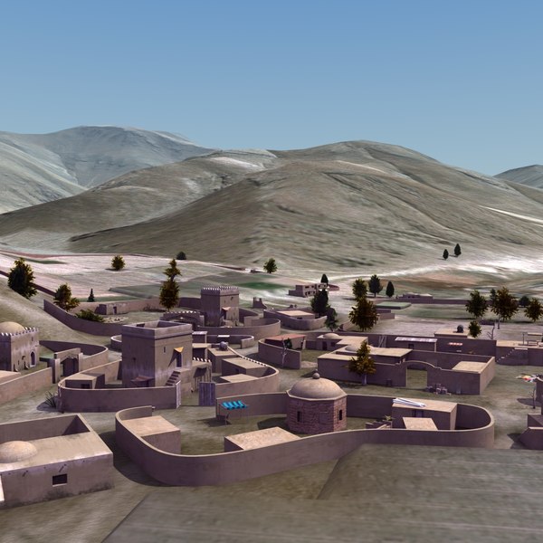 afghan urban 3d 3ds - Afghanistan Urban Collection... by ES3DStudios