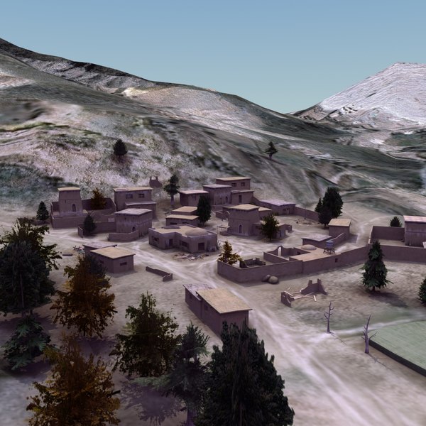afghan urban 3d 3ds - Afghanistan Urban Collection... by ES3DStudios