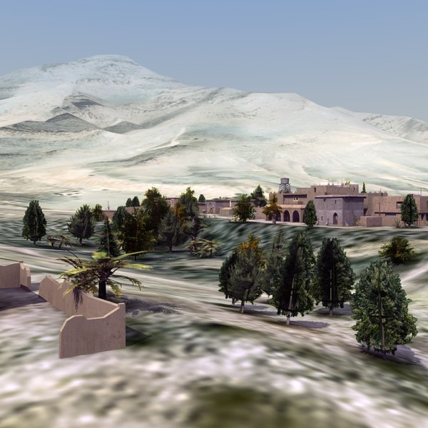 afghan urban 3d 3ds - Afghanistan Urban Collection... by ES3DStudios