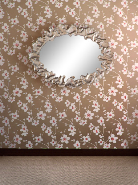 abstract flower frame mirror 3d 3ds - Abstract flower frame mirror by RTEwork