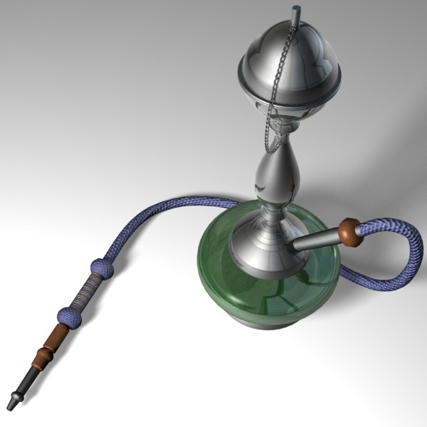 waterpipe 3d model - Waterpipe by mostlysquare