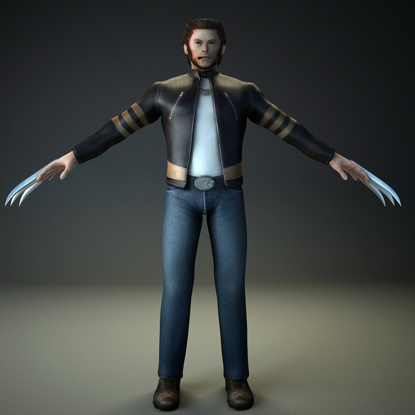 maya realistic wolverine - Wolverine by Render Steel
