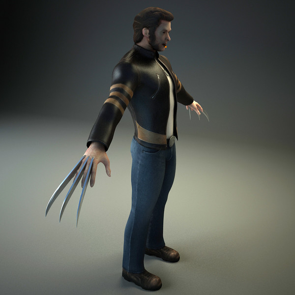 maya realistic wolverine - Wolverine by Render Steel