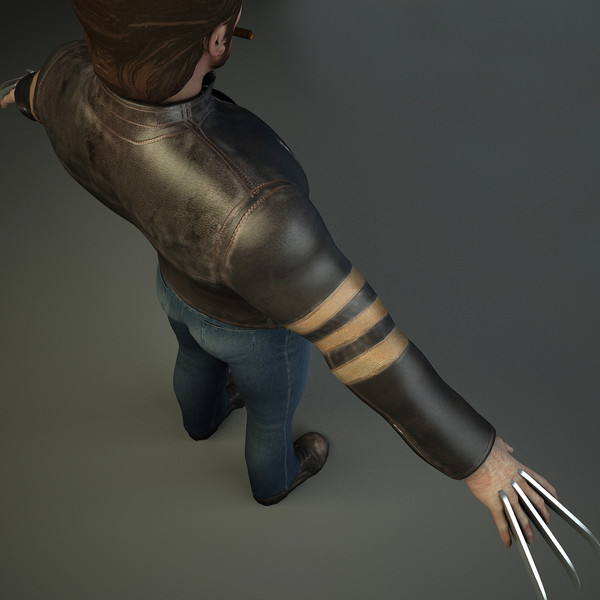 maya realistic wolverine - Wolverine by Render Steel