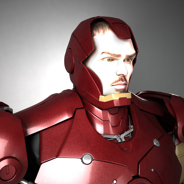 3d model iron ironman man - IronMan by Render Steel