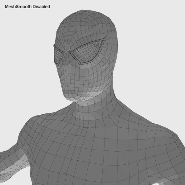spiderman rigged biped 3d max - Spiderman Classic by Render Steel