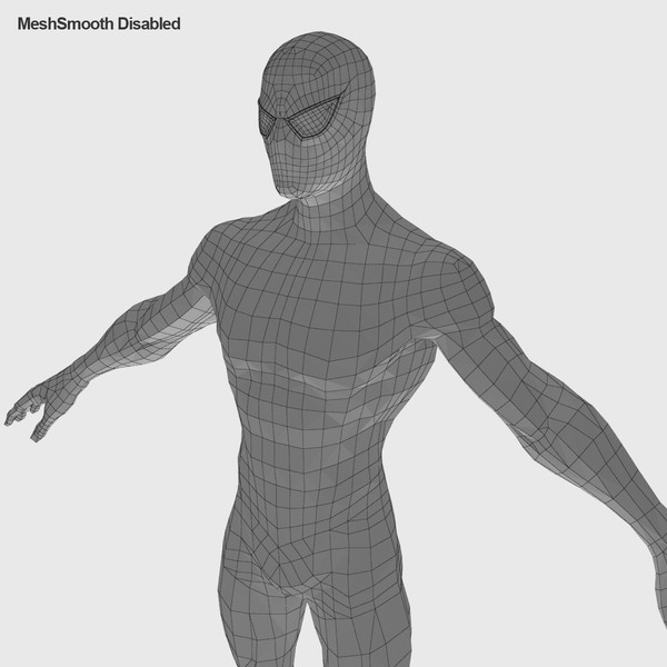 spiderman black 3d model - Spiderman Black by Render Steel