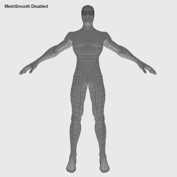 spiderman black 3d model - Spiderman Black by Render Steel