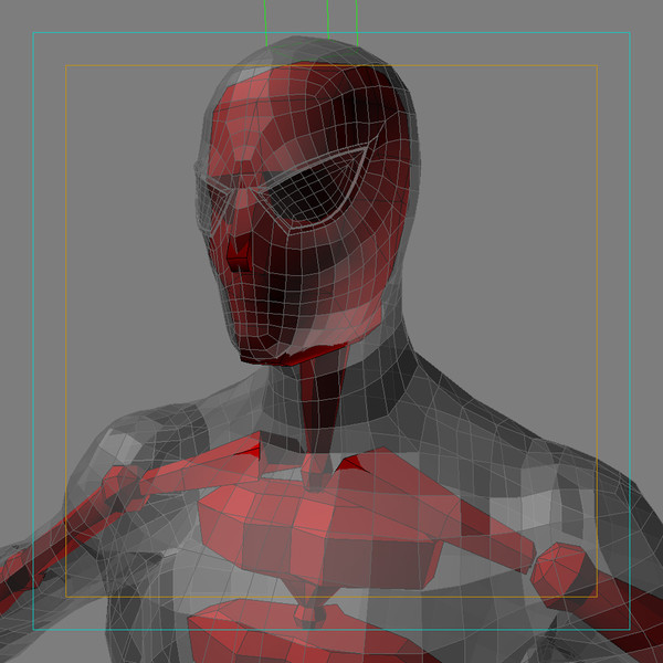 spiderman black 3d model - Spiderman Black by Render Steel