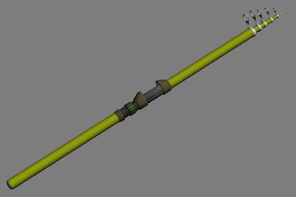 3d model fishing rod - Fishing Rod by MUROGUE