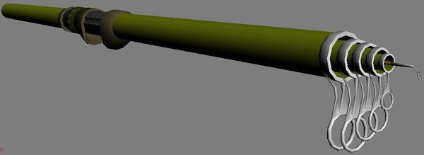 3d model fishing rod - Fishing Rod by MUROGUE