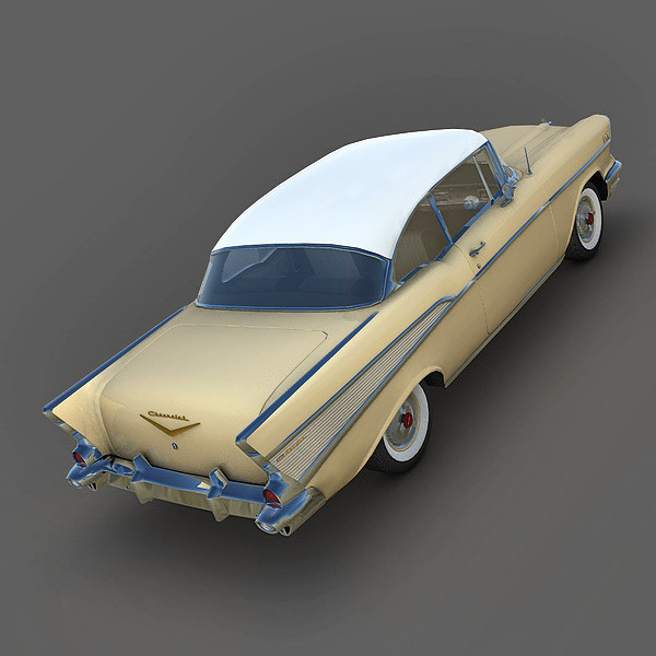 chevrolet bel air 1957 3d c4d - Chevrolet Bel Air 1957 by Mirage3D
