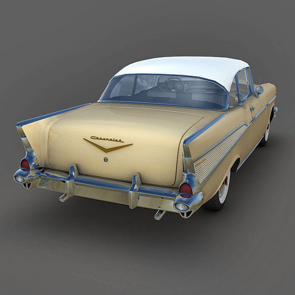 chevrolet bel air 1957 3d c4d - Chevrolet Bel Air 1957 by Mirage3D