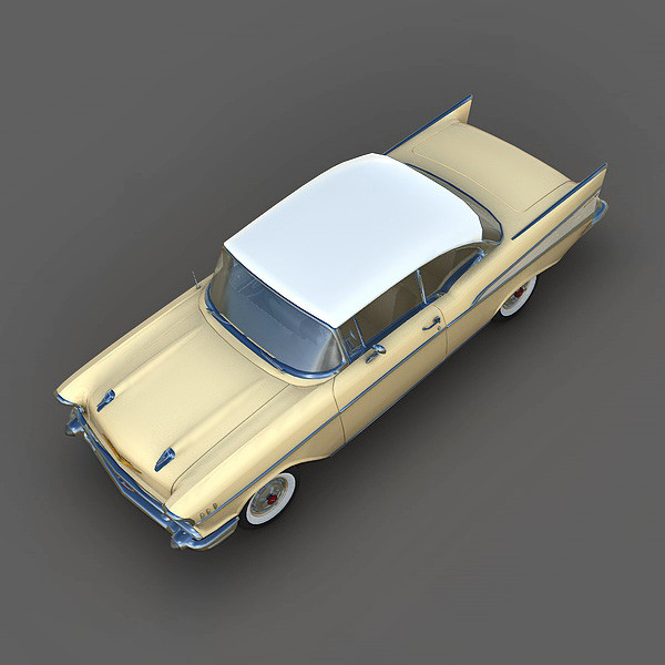 chevrolet bel air 1957 3d c4d - Chevrolet Bel Air 1957 by Mirage3D