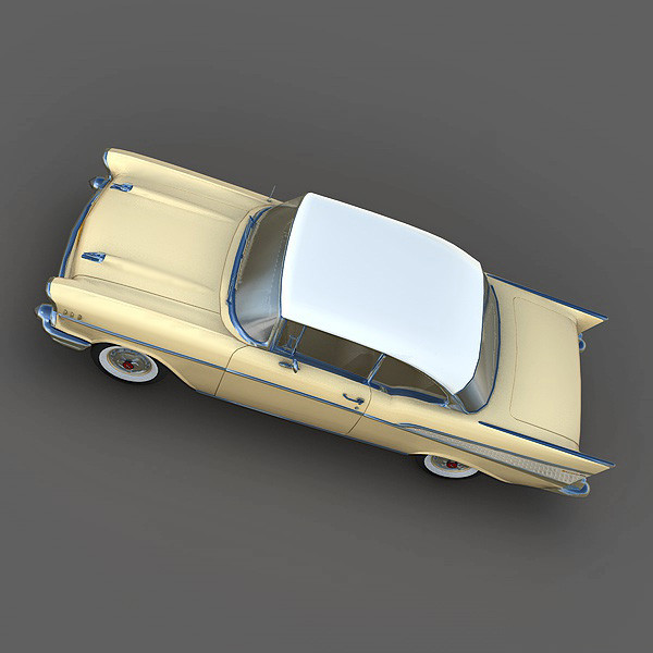 chevrolet bel air 1957 3d c4d - Chevrolet Bel Air 1957 by Mirage3D