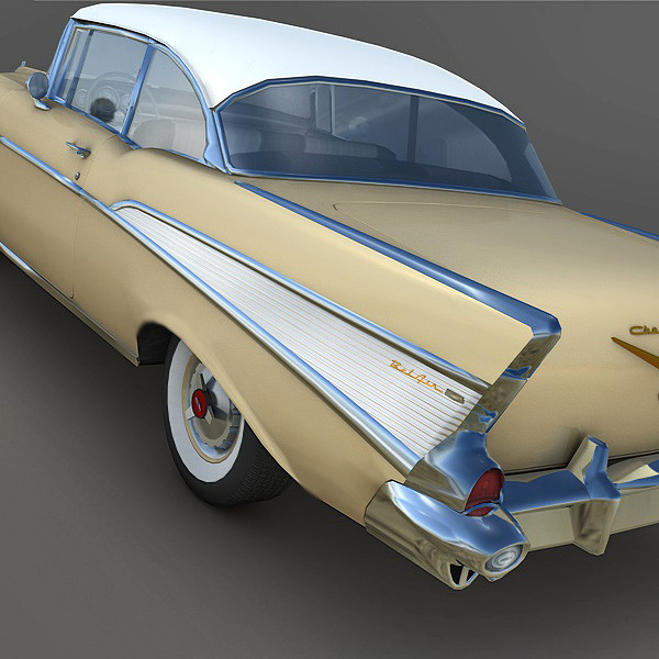 chevrolet bel air 1957 3d c4d - Chevrolet Bel Air 1957 by Mirage3D