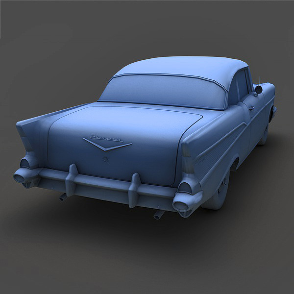chevrolet bel air 1957 3d c4d - Chevrolet Bel Air 1957 by Mirage3D