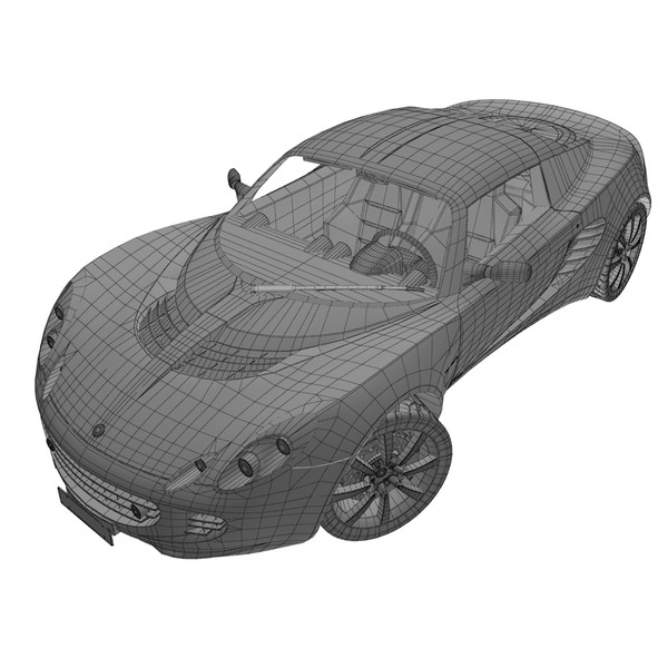 3d model elise sport car - Lotus Elise by Render Steel